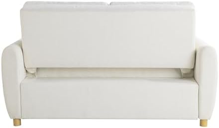 Serta Galway 66.5" Convertible Sleeper Loveseat, Full Size, Dreamcoil Comfort - Image 5