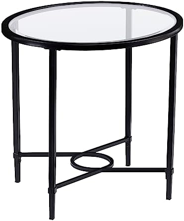 SEI Furniture - Quinton Oval Side Table - Transitional Design by SEIFurniture