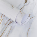 15.7"x354.3" Glossy White Marble Contact Paper by BoobestPeelStickWallpaper