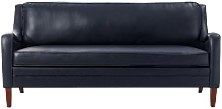 HULALA HOME Faux Leather Sofa - Image 7