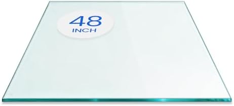 Dulles Glass 48 inch Square Glass Table Top by DullesGlass