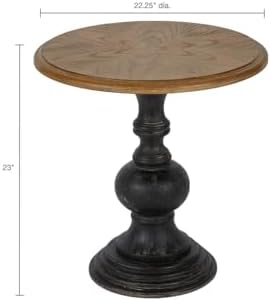 Reclaimed Walnut Accent Table - Image 2