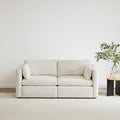 CHITA 78" Modular Sectional Sofa, 2 Seat Modular Couch by Unknown