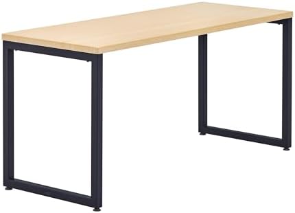 Vari Table for Home Office – 60x24 – Light Wood/Black by Unknown