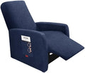 3 Pieces Plush Fabric Extra Small Recliner Chair Covers Stretch Recliner by Jcones