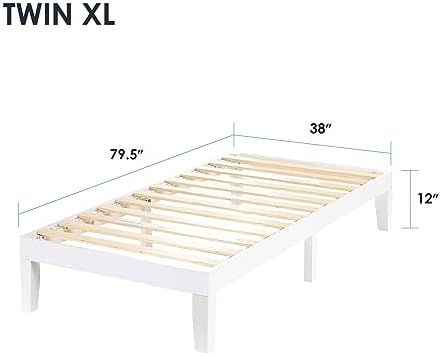 Mellow Naturalista Classic 12 Inch Solid Wood Platform Bed - Image 2