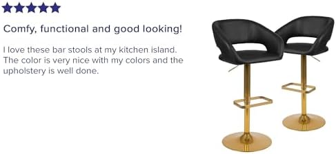 Flash Furniture Vinyl Adjustable Barstool - Image 6