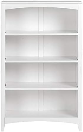 Camaflexi Shaker Style 4 Shelf Bookcase / Solid Wood / 48 inch High / by Camaflexi