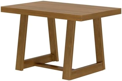 Plank+Beam Classic 48 Inch Dining Table, Rectangular, Pecan Wirebrush - Image 4