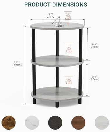 Small Round Side Table - Image 2