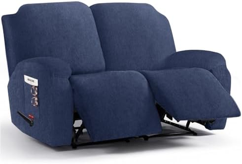 4 Pieces Stretch Recliner Loveseat Covers by Jcones