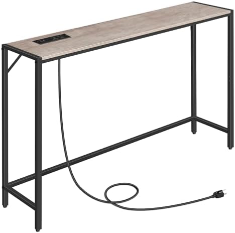 MAHANCRIS Console Table, Narrow Sofa Table, 43.7” Entrance Table by MAHANCRIS