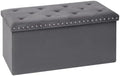 PINPLUS Folding Storage Ottoman Bench by PINPLUS