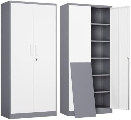 Yizosh Metal Garage Storage Cabinet by Yizosh