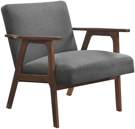 Lexicon Mid Century Modern Accent Chair, Dark Gray - Image 6