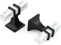 Haliwu 10 Pack Kitchen Cabinet Knobs Black and White Marble Grain Knobs by Haliwu