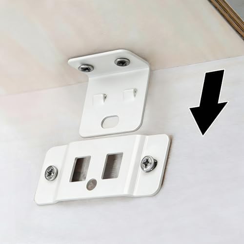 10 Pack Quick Fitting Furniture Joint Bracket, Duty Corner Brace Joint Right - Image 6