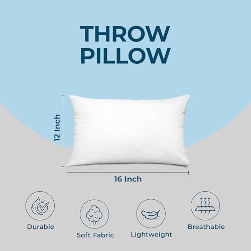 Utopia Bedding Throw Pillows, Decorative 12x16 Pillow Inserts - Image 4