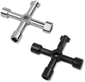 Triangle Multi-functional Sillcock Key 4 Way Square Wrench Water Utility Key by yuntop