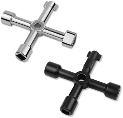 Triangle Multi-functional Sillcock Key 4 Way Square Wrench Water Utility Key by yuntop