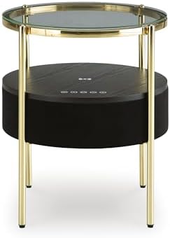 Signature Design by Ashley Nedman Modern Tempered Glass Tabletop Accent Table - Image 7