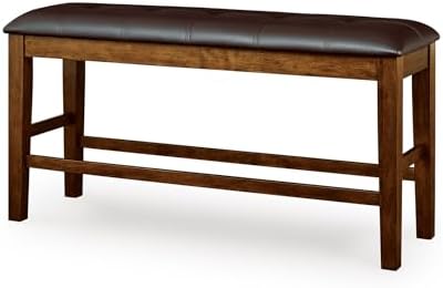 Signature Design by Ashley Upholstered Counter Height Dining Bench by Unknown