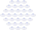 30 Pack 45mm Clear PVC Suction Cups by Qjaiune
