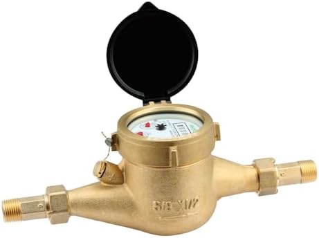 DN15 Water Meter 1/2" NPT, AWWA C708 Certification Gallon Water Flow Meter by Watflow
