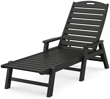 POLYWOOD NCC2280MA-P Nautical Arms Chaise by POLYWOOD