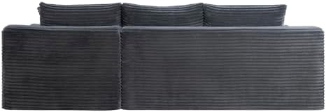 95-Inch U-Shaped Right Facing Corner Compressed Sofa Modular Sectional Boneless - Image 5