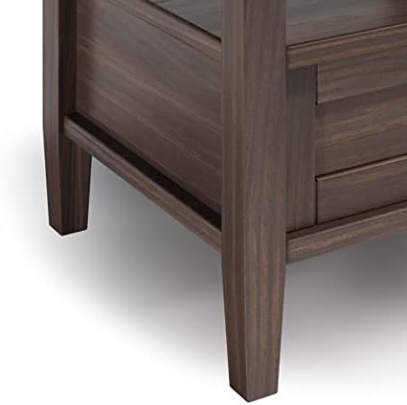 SIMPLIHOME Warm Shaker 20" End Tables in Warm Walnut Brown - Image 6