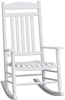 Wooden Outdoor Rocking Chair, Weatherproof Oversized Rocking Chair, Heavy Duty by Unknown