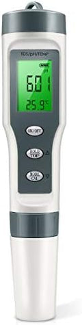 3-in-1 Digital pH Meter, Water Quality Tester by Vminno
