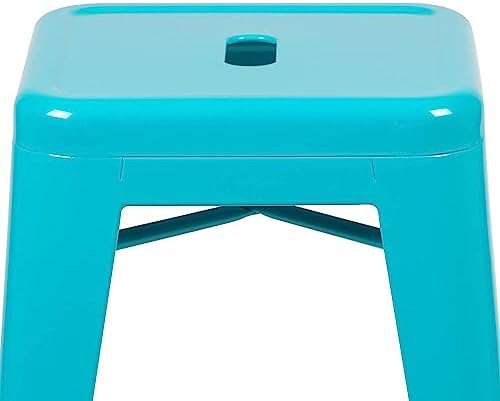Flash Furniture 24 in Metal Stackable Counter Stool - Image 6