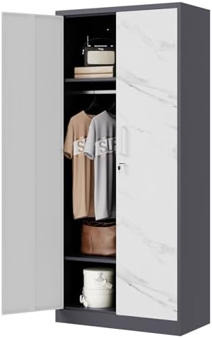 Letaya Wardrobe Closet, Bedroom Armoire Clothes Organizer by LetayaMetalCabinets
