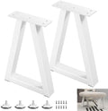 16 Inch Metal Table Legs, Trapezoid Bench Legs Coffee & Side Table Feets by Unknown