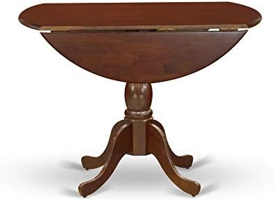 East West Furniture DMT-MAH-TP Dublin Kitchen Table - Image 6