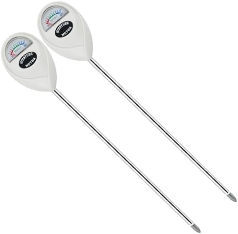 Censinda Soil Moisture Meter, 2 Pack Long Probe Soil Moisture Monitor by Censinda