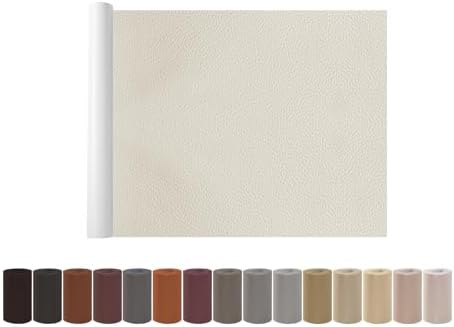 Leather Repair Patch Tape, Ivory 17 x 61 Inches Self Adhesive Leather Repair Kit by Cindy%27s+Tape