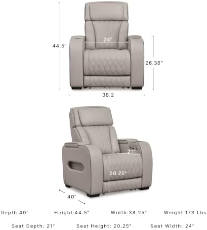 Signature Design by Ashley Boyington Zero Gravity Power Recliner - Image 3
