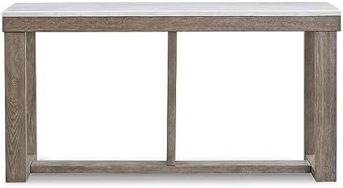 Signature Design by Ashley Marble Console Table, 64-Inch Sofa Table - Image 6