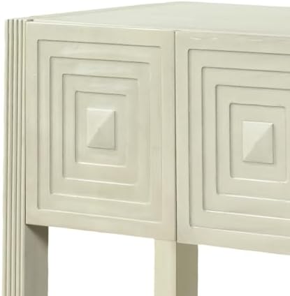LKTART 55" Carved Console Table - Image 5