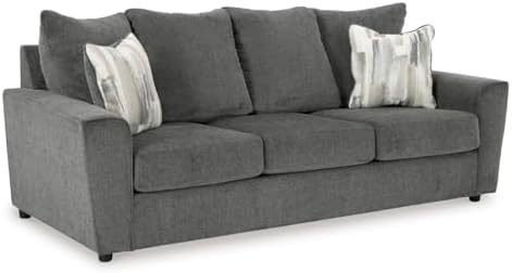 Signature Design by Ashley Gray Chenille Sofa, Easy Assembly by Unknown