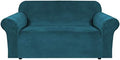 H.VERSAILTEX Stretch Velvet Loveseat Covers by HVERSAILTEX