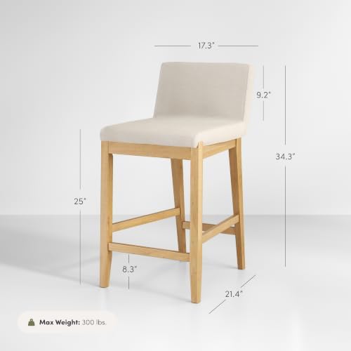 Nathan James Gracie Modern Counter Height Bar Stool - Image 2