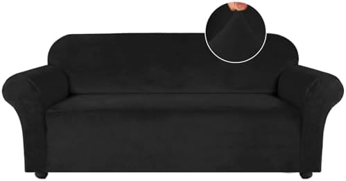 Turquoize Velvet Couch Covers Stretch Oversized Sofa Cover by Turquoize