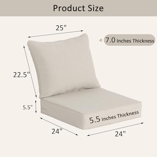 COZYVIDA Patio Seat Cushions - Image 2