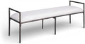 Meridian Furniture 22051Cream Axis Collection Modern | Contemporary Bench by Unknown