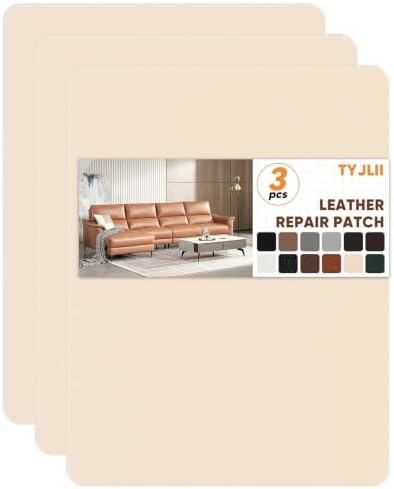 Leather Repair Patch Self Adhesive, 8.3″ x 11″ Vinyl Patch Kit, Leather Repair by Unknown