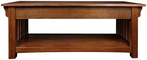 Leick Home Mission Coffee Table, Medium Oak - Image 6